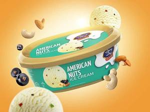 American Nuts Premium Ice Cream Tub 500ml