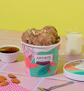 Chocolate Roasted Almond Ice Cream 450 Ml
