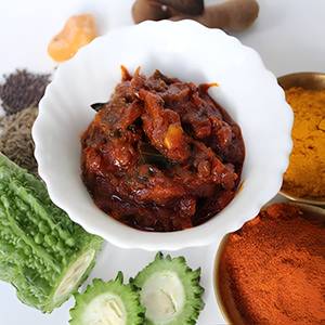 Kakarakaya Pickle / Bitter Gourd / Karela Achar (250 Gms)