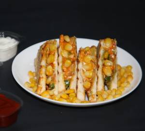 Corn And Cheese Sandwich