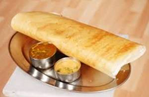 Plain Dosa 1 Pc + Chicken Masala