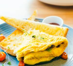 Double Butter & Cheese Omelette