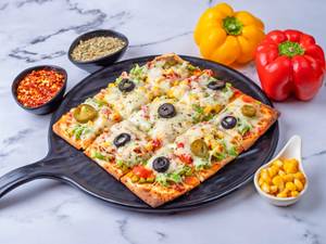 9" Square Garden Fresh Pizza