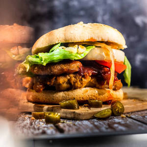 Chicken Tikka Burger
