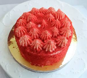 Eggless Red Velvet Cake