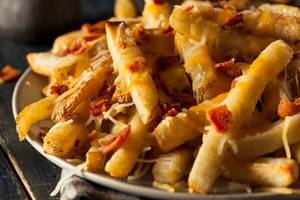 Cheese Dipped French Fries