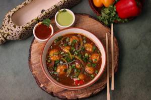 Veg Manchurian (gravy) (7-8 Pcs)