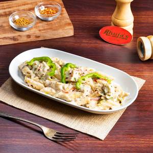 Penne Pasta In White Sauce