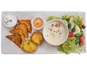 Veg Soup, Salad, Starter Combo