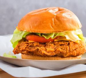 Chicken burger (single cheese)