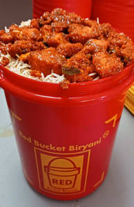 Red Bucket Special Chicken Biryani [1 Person]