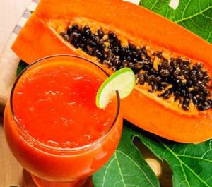 Fresh Papaya Juice [350 Ml]