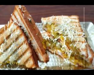 Aloo Masala Cheese Grilled Sandwich