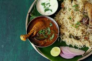 Chicken Curry Biryani With Bone