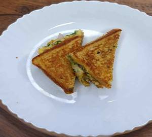 Bread Omlette Cheese Sandwich