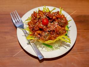 Stir Fried Vegetable In Schezwan Sauce