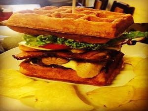 Beef The Holey Breakfast Burger