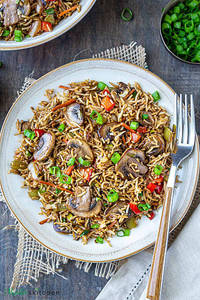 Mushroom Fried Rice