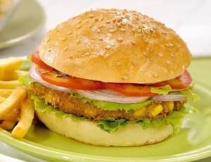 Corn Cheese Burger