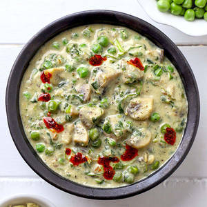 Mushroom Matar Malai