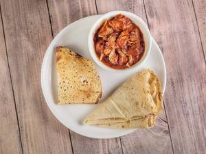 Combo-4(aloo Do Piyaza+2roomali Roti+papad)