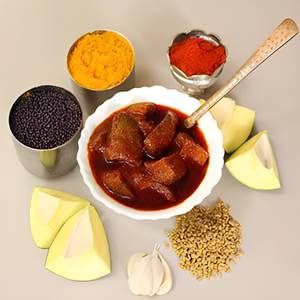 Andhra Avakaya Cut Mango Pickle (250 gms)