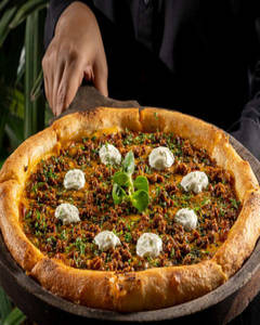 Spicy Keema Pizza
