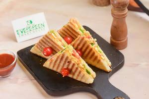 Grilled Sandwich With French Fries