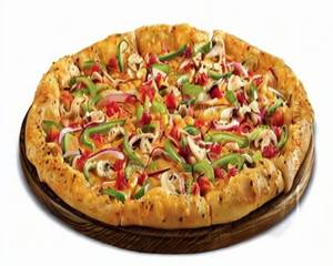Deluxe veggie pizza