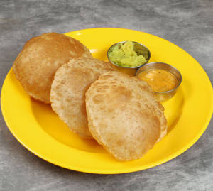 Plain Poori (3 Pcs)