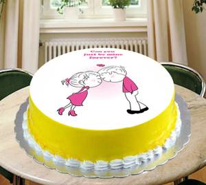 Be Mine Forever Cake