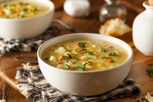 Sweet Corn Veg Soup 