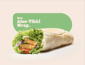 Aloo Tikki Wrap