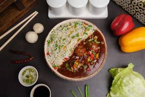 Veg Manchurian With Fried Rice