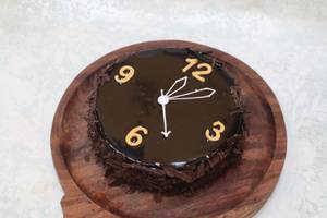 New Year Midnight Chocolate Cake