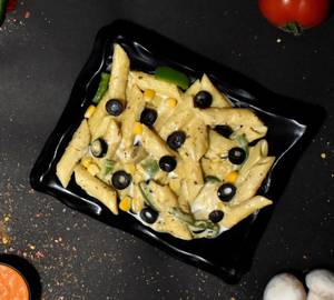 Veg Creamy White Penne Pasta