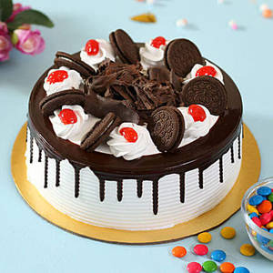 Eggless Oreo Black Forest Cake
