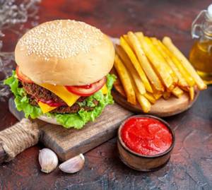 Zinger Burger + Fries + Coke ( As Per The Availability )
