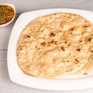 Butter Roti with Green Peas Masala
