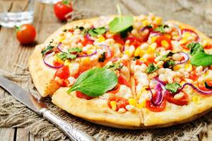 Paneer With Corn Pizza [7 inches]