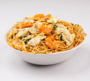 Butter Chilli Garlic Prawn Noodle