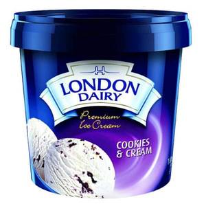 Cookies & Cream Ice Cream [1 Litre, 1 Tub]