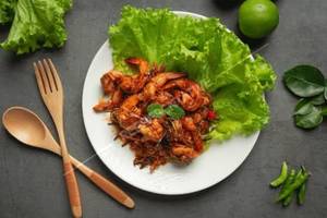 Chilli Garlic Tiger Prawns