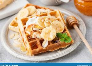 Honey Almond Waffle