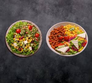 Protein Bomb + Chatpata Chana Salad