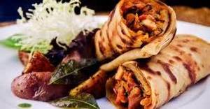 Grilled Chicken  Shawarma Roll