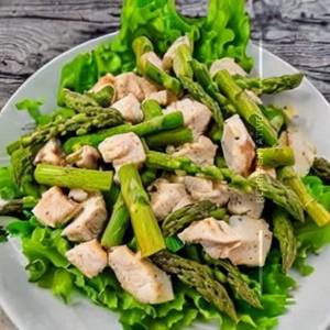Asparagus & Chicken Salad
