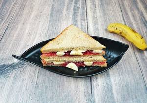 Jam Banana Sandwich