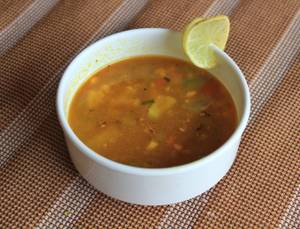 Lemon Coriander Veg Soup