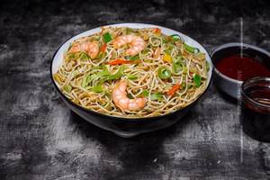 Prawns Hakka Noodles 